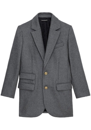 Zadig&Voltaire Violet single-breasted coat - Grey