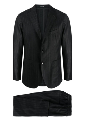 Tagliatore pinstriped single-breasted wool suit - Grey