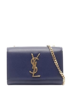 Saint Laurent Pre-Owned 2010s Kate chain-strap mini shoulder bag - Blue