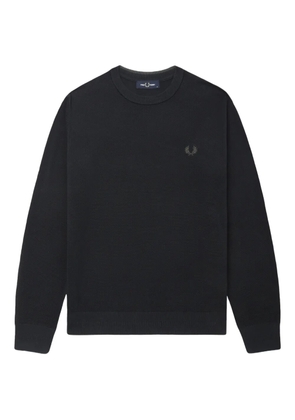 Fred Perry logo crew-neck sweater - Blue