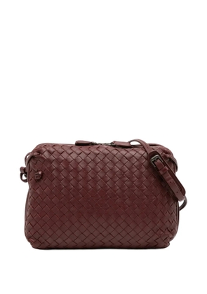 Bottega Veneta Pre-Owned 2012-2025 Nappa Intrecciato Nodini Double Zip crossbody bag - Red