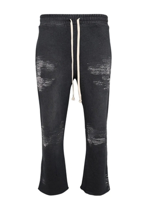 RRR123 drawstring track pants - Black