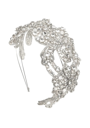 Jennifer Behr crystal embellished tressa headband - Silver