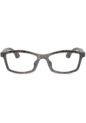 Alain Mikli rectangle-frame glasses - Brown