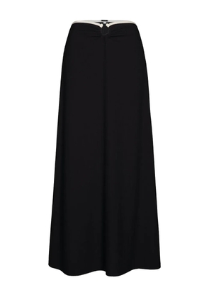 Johanna Ortiz Keel crinkle skirt - Black