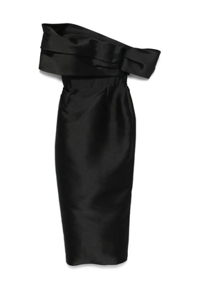 Solace London Mirla midi dress - Black