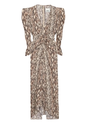 ISABEL MARANT Albini midi dress - Neutrals