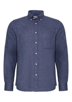 LOJA DAS MEIAS button-fastening pocket shirt - Blue