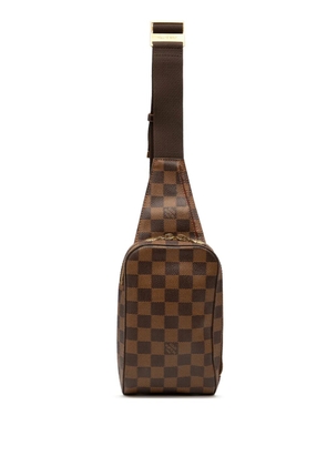 Louis Vuitton Pre-Owned 2003 Damier Ebene Geronimos crossbody bag - Brown