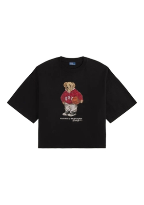 Polo Ralph Lauren polo bear embellished T-shirt - Black