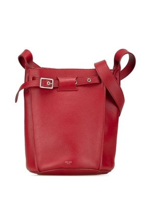 Celine Pre-Owned 2012-2018 Leather Big Bag Bucket crossbody bag - Red