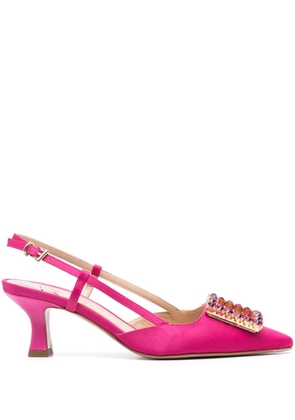 Roberto Festa 65mm crystal-buckle pumps - Pink