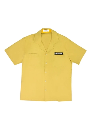 RHUDE logo-detail shirt - Yellow