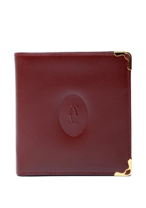 Cartier 2000-2020s Must bi-fold wallet - Red