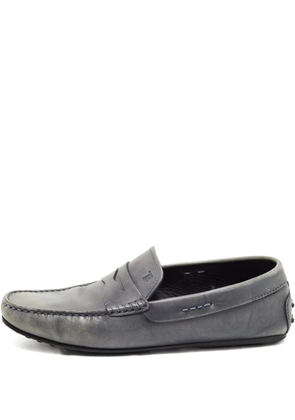Tod's Vintage leather loafers - Grey