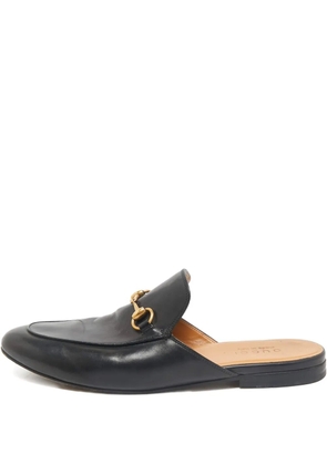 Gucci Pre-Owned Horsebit leather mules - Black