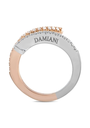 Damiani 18K white gold diamond ring - Pink