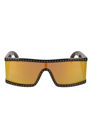Moschino Pre-Owned studded tinted-lenses sunglasses - Black