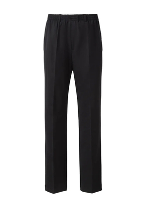MEDEEA side seam pockets wool trousers - Black
