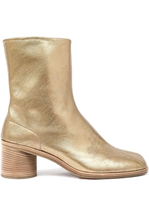 Maison Margiela 60mm Tabi block-heel ankle boots - Gold