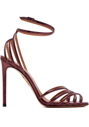 Aquazzura 105mm strappy sandals - Red