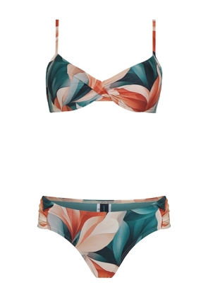 Lygia & Nanny Vitória floral-print bikini - Green