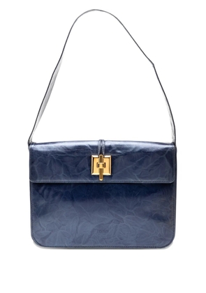 Loewe Pre-Owned 20th Century Leather Flap shoulder bag - Blue