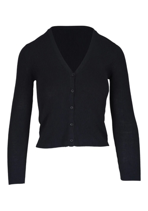 Nili Lotan ribbed button cardigan - Black