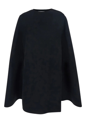 Federica Bonifaci crew-neck cape - Black