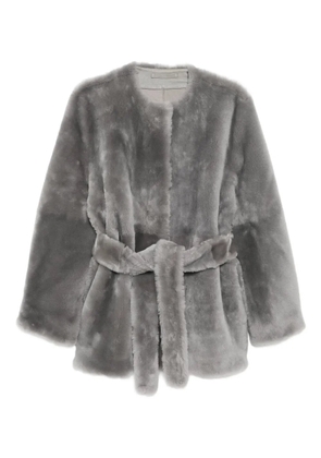 TOTEME plush shearling jacket - Grey