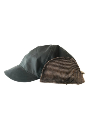 3Man corduroy-detail baseball cap - Black