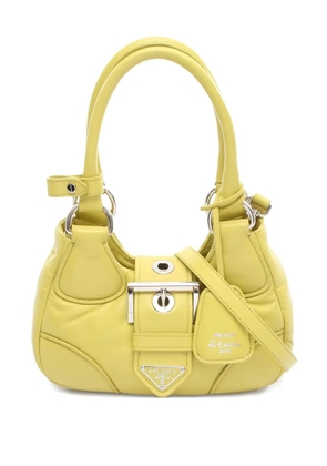 Prada Pre-Owned 2010s MOON leather tote bag - Yellow