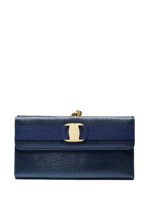 Ferragamo Pre-Owned 1990-2000s Vara leather wallet - Blue