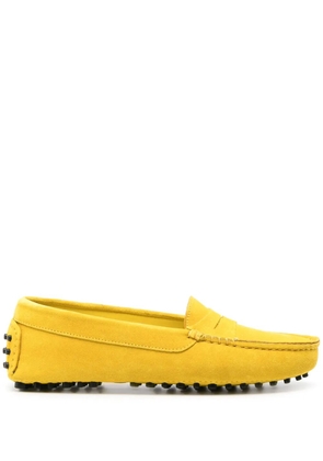 Scarosso Ashley suede loafers - Yellow