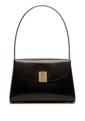 Bally Ollam patent-leather shoulder bag - Black