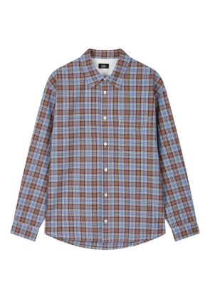 STUDIO TOMBOY checked shirt - Blue