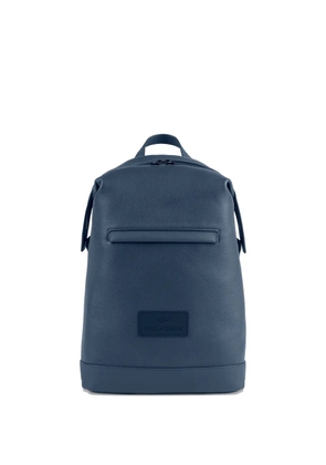 Paul & Shark Tumbled leather backpack - Blue