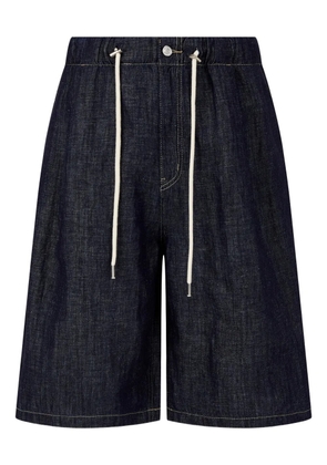 STUDIO TOMBOY drawstring denim shorts - Blue