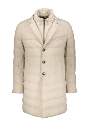 Herno padded buttoned coat - Neutrals