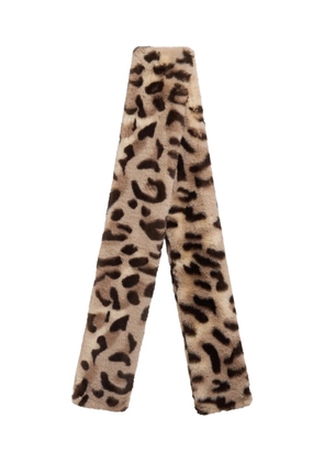 Vaquera animal-print scarf - Neutrals