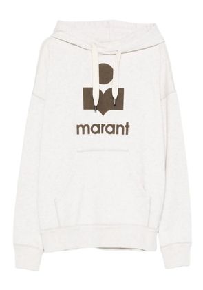 MARANT Miley logo-detail hoodie - Neutrals
