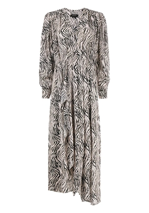 ISABEL MARANT zebra-print dress - Neutrals
