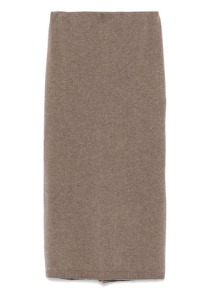 Kristensen Du Nord cashmere skirt - Brown