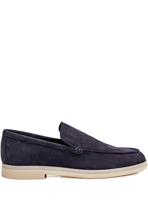 Church's topstitching leather loafers - Blue
