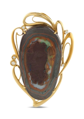 LB Exclusive 18K yellow gold cameo pendant