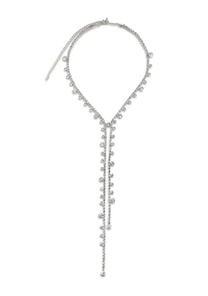 HZMER JEWELLERY crystal-embellished necklace - Silver
