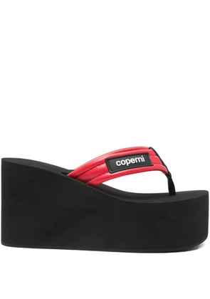 Coperni 95mm platform sandals - Black