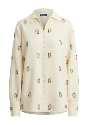 Polo Ralph Lauren bead-detailed shirt - Neutrals