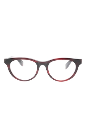 Factory900 geometric-frame glasses - Red
