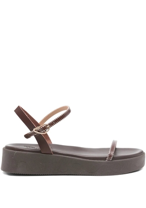Ancient Greek Sandals Irida stitch-strap sandals - Brown